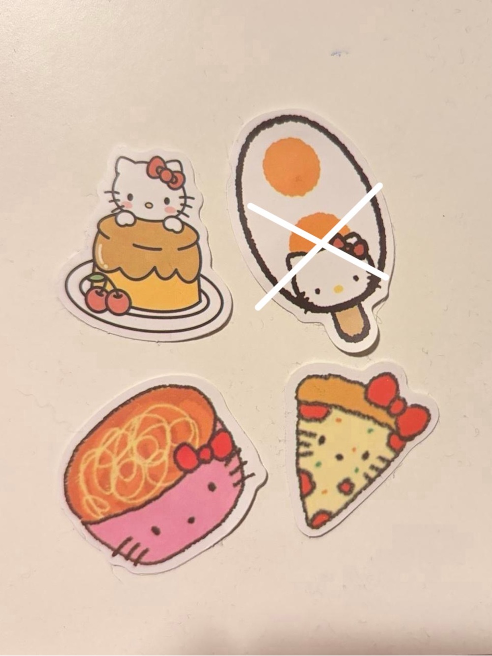 Hello Kitty Food Sticker Set